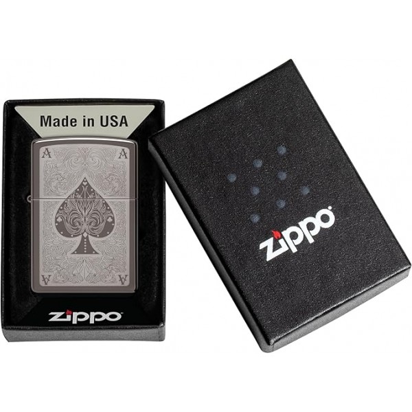 Зажигалка Zippo 150 Ace Filigree Черная (Zippo 28323)