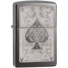 Зажигалка Zippo 150 Ace Filigree Черная (Zippo 28323)