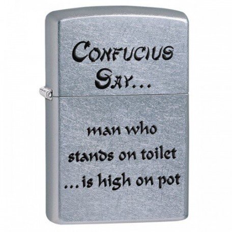 Зажигалка Zippo 207 Confucius Say Toilet 28459