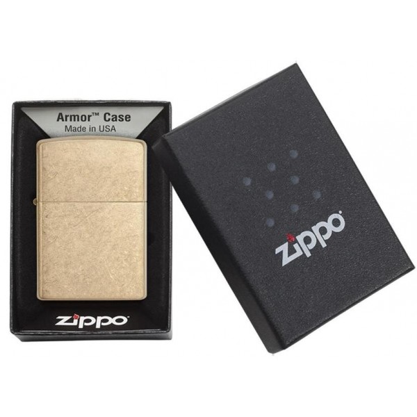 Запальничка Zippo Armor Tumbled Brass 28496