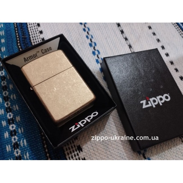 Запальничка Zippo Armor Tumbled Brass 28496