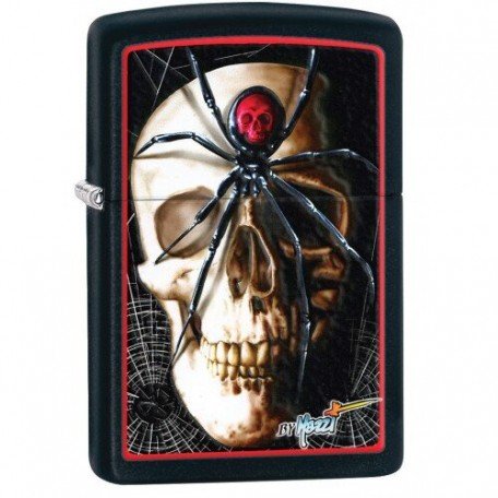 Запальничка Zippo Mazzi Skull & Spider 28627