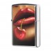 Запальничка бензинова ZIPPO Lips & Cherries High Polish Chrome, полірований хром (28655)