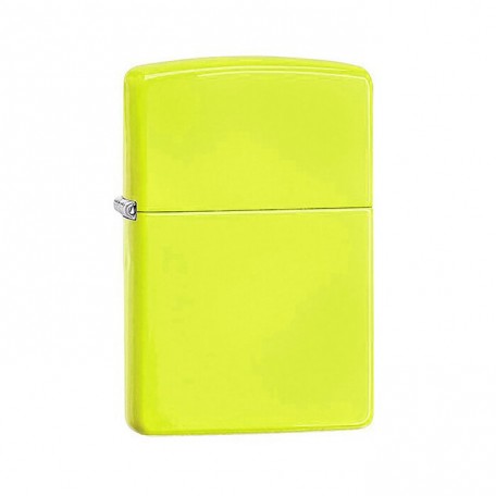 Зажигалка Zippo Reg Neon Yellow Lighter, 28887