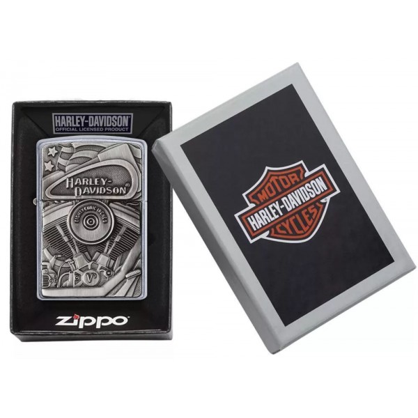 Запальничка Zippo Harley-Davidson Motor Flag 29266