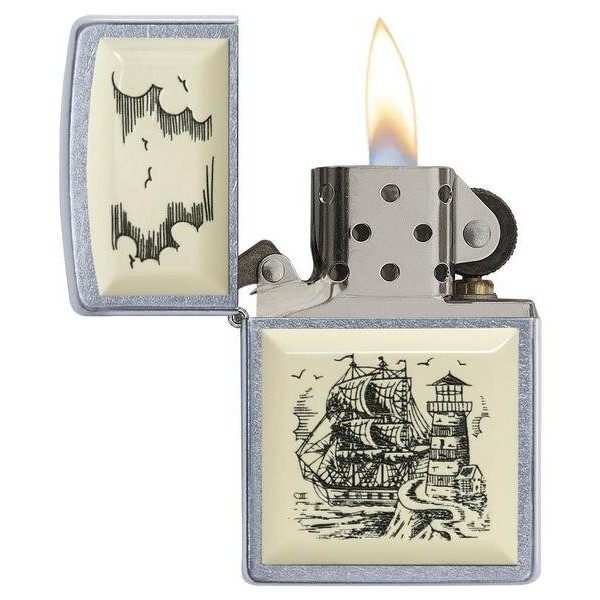 Запальничка Zippo 207 Scrimshaw Ship 29397