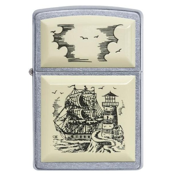Запальничка Zippo 207 Scrimshaw Ship 29397