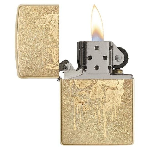 Запальничка Zippo 207g Grunge Skull 29401