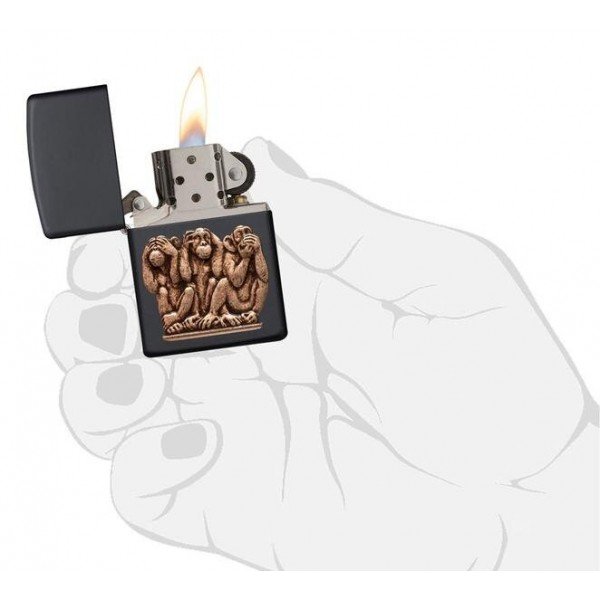 Запальничка Zippo 218 Three Monkeys 29409