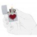 Запальничка Zippo 205 Glitter Heart 29410