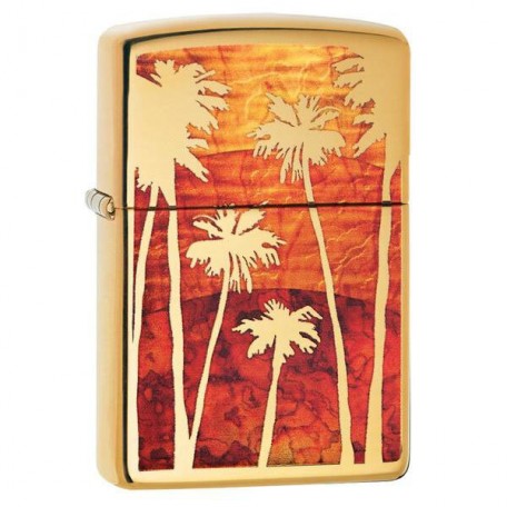 Зажигалка Zippo 254b Fuzion Palm Tree Sunset 29420