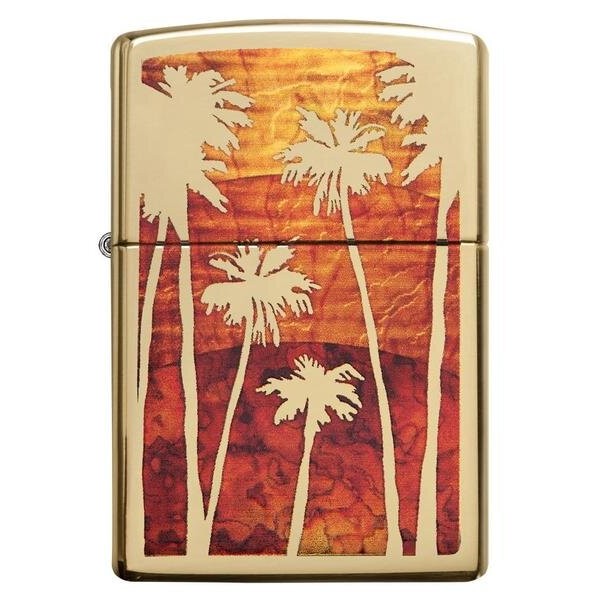 Запальничка Zippo 254b Fuzion Palm Tree Sunset 29420