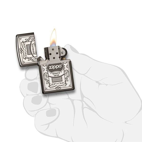 Запальничка Zippo 150 Quality Zippo срібляста (29425)