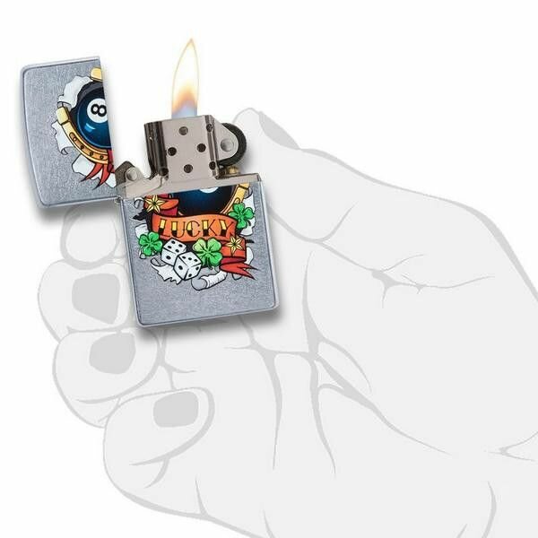 Запальничка Zippo 207 Luck Tattoo (29604)
