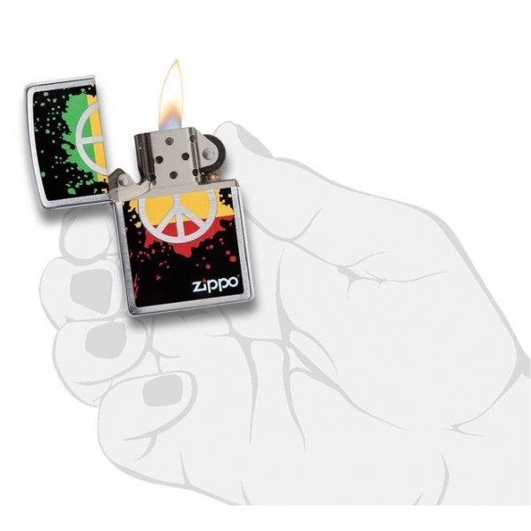 Запальничка Zippo Peace Splash 29606