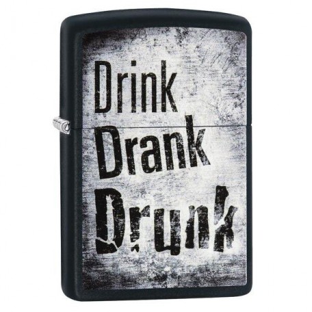 Зажигалка Zippo 218 Drink Drank Drunk Design 29618
