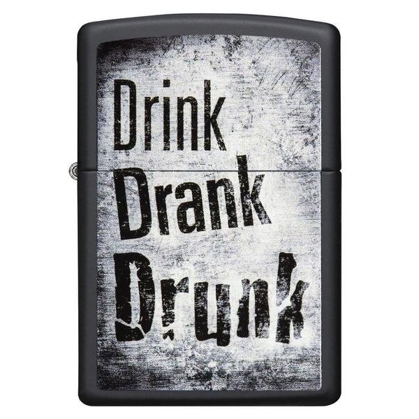 Запальничка Zippo 218 Drink Drank Drunk Design 29618