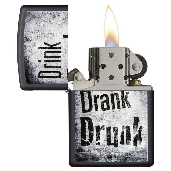 Запальничка Zippo 218 Drink Drank Drunk Design 29618