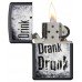 Запальничка Zippo 218 Drink Drank Drunk Design 29618