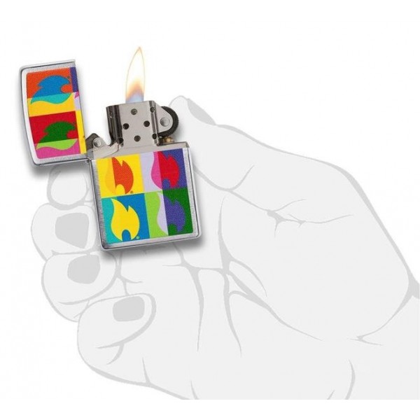 Запальничка Zippo 200 Abstract Flame Design 29623