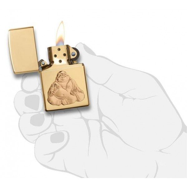 Запальничка Zippo 254b Laughing Buddah Emblem 29626