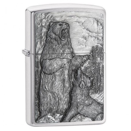 Запальничка Zippo 200 Bear Vs Wolf 29636