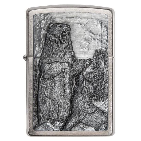 Запальничка Zippo 200 Bear Vs Wolf 29636