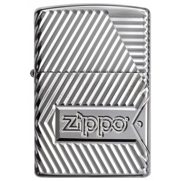 Запальничка колекційна армована Zippo Bolts Armor High Polish Chrome (Zippo 29672)