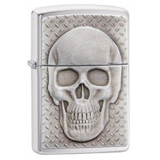 Зажигалка Zippo Skull with Brain Surprise 29818