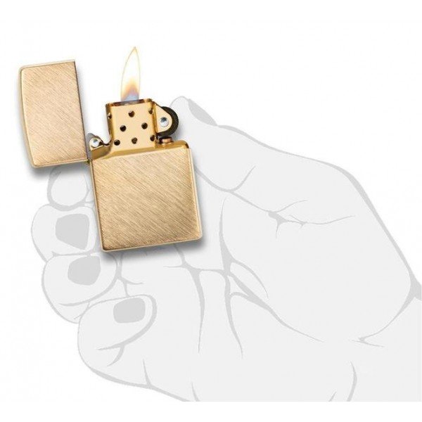 Запальничка Zippo 29830 Herringbone Sweep Brass 29830