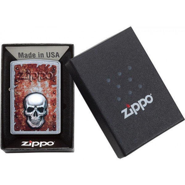 Запальничка Zippo 207 Rusted Skull Design 29870
