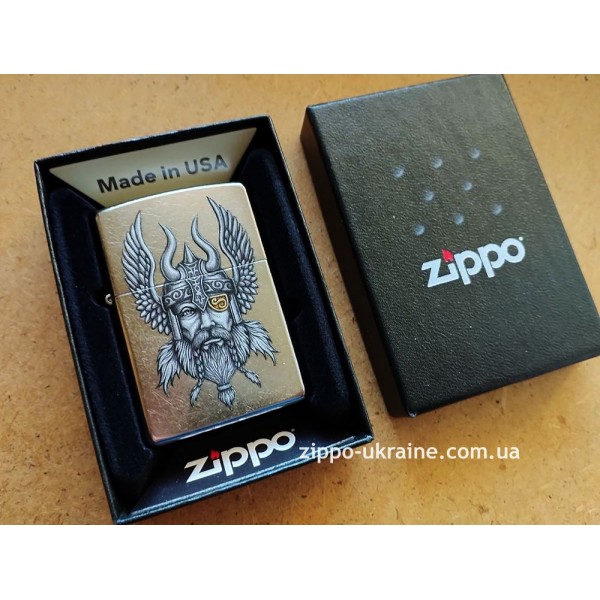 Зажигалка Zippo 207 Viking Warrior Design 29871