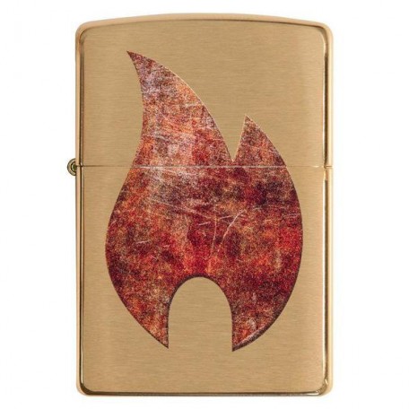 Запальничка Zippo 204B Rusty Flame Design 29878
