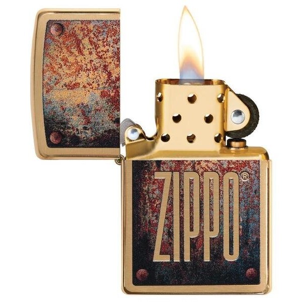 Запальничка Zippo 204B Rusty Plate Design 29879