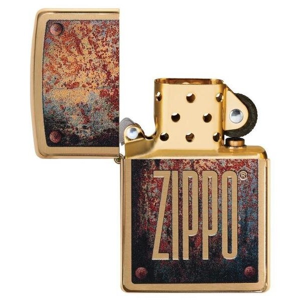 Запальничка Zippo 204B Rusty Plate Design 29879