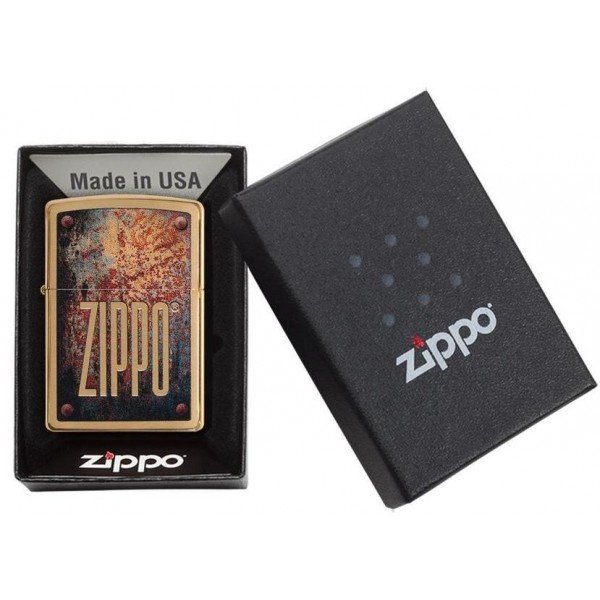 Зажигалка Zippo 204B Rusty Plate Design 29879