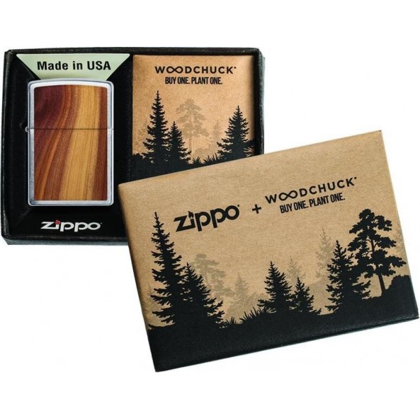 Запальничка Zippo 200 Woodchuck Cedar 29900