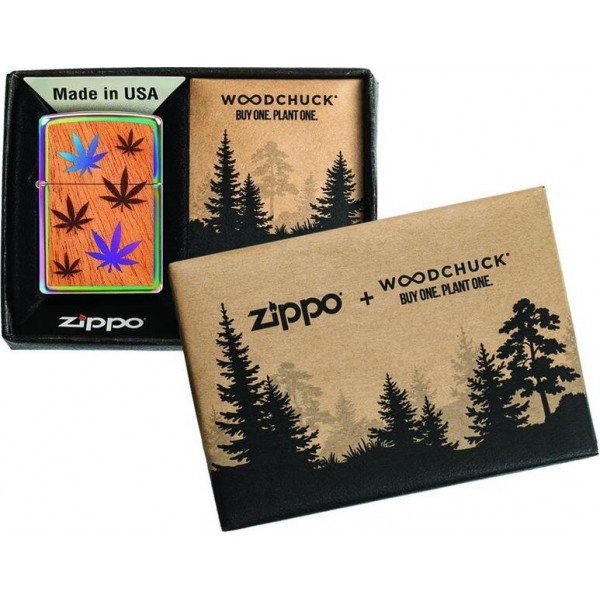 Запальничка Zippo 151 Woodchuck Leaves 29903