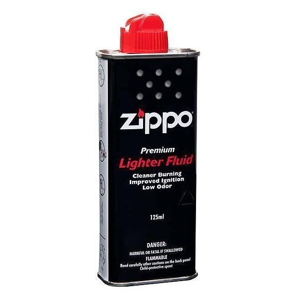 Комплект Zippo Бензин 125 мл 3141 + Кремені 2406 + Гніт 2425