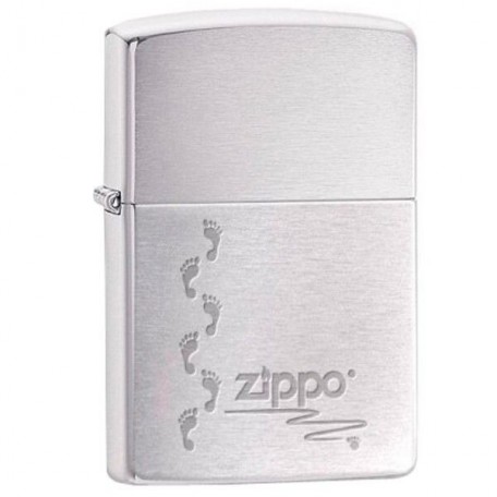 Зажигалка Zippo Footprints Black Ice 324632