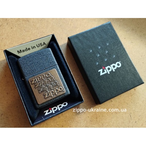 Зажигалка Zippo Black Crackle 362