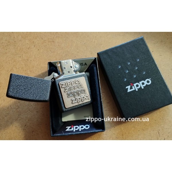 Зажигалка Zippo Black Crackle 362