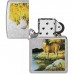 Запальничка бензинова Zippo - Linda Picken Image Design Street Chrome Finish хром жовто-золотистий (46165)