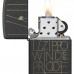 Запальничка бензинова Zippo Black Crackle® Windproof (46172)