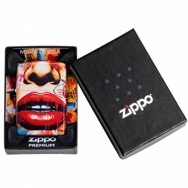 Запальничка Zippo Street Art Face Design 46257
