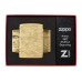 Запальничка армована бензинова ZIPPO Armor® 360° MultiCut Tumbled Brass Luxury Waves, золотиста (46273)