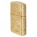 Запальничка армована бензинова ZIPPO Armor® 360° MultiCut Tumbled Brass Luxury Waves, золотиста (46273)