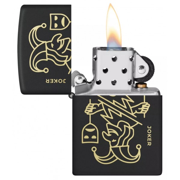 Запальничка бензинова ZIPPO Joker Card Design, чорний (46290)
