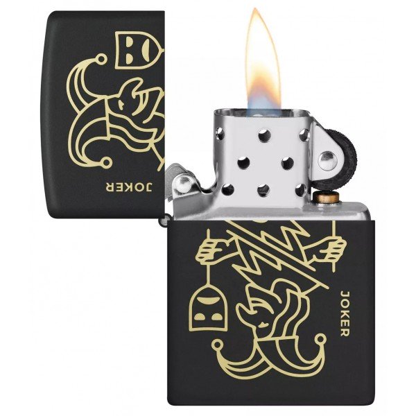 Запальничка бензинова ZIPPO Joker Card Design, чорний (46290)