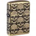 Запальничка армована бензинова Zippo Armor® MultiCut Photo Image 360 Cackling Cranium Design антична латунь (46302)